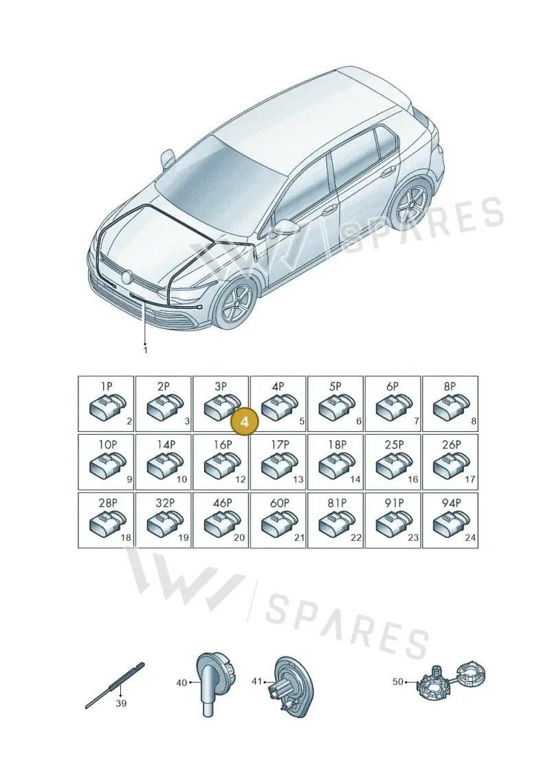 5WA972902A — SEAT Formentor TSI CUPRA (2020-) diagram 5h0971080, position 4
