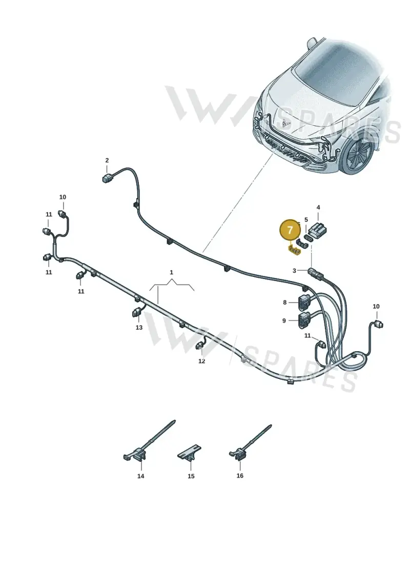 5WA972902B — SEAT EBoost CUPRA (2021-) diagram 10s971000, position 7