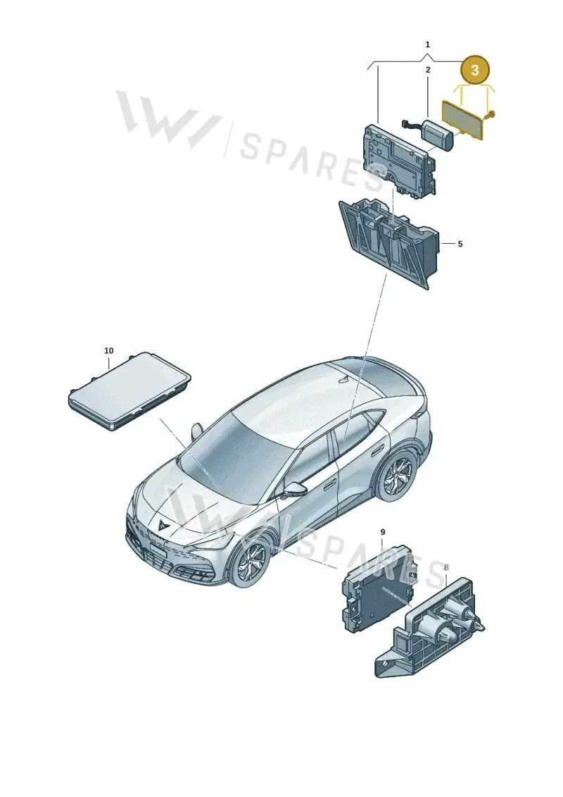 5WA998058 — SEAT Tavascan Cupra (2023-) diagram 20h035060, position 3