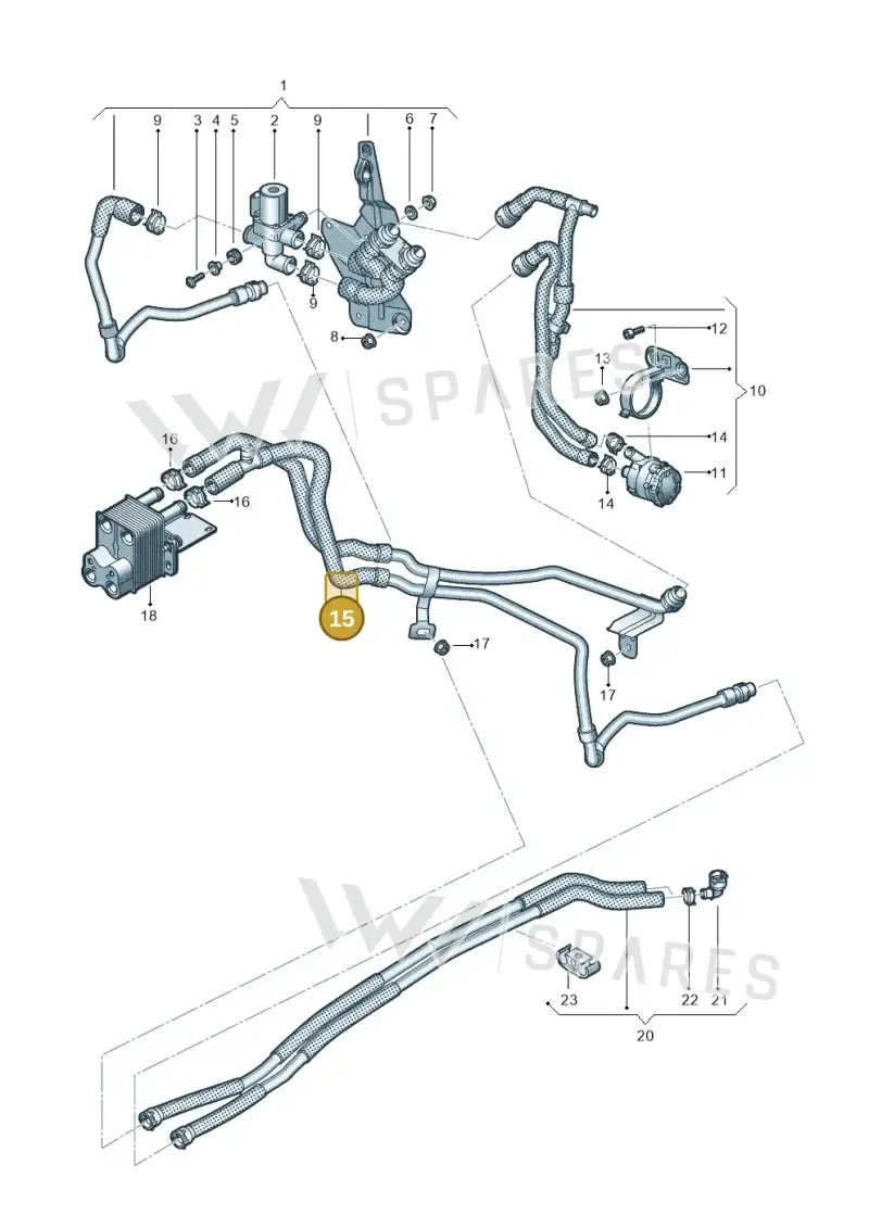 5WC819885B — SEAT Formentor TSI CUPRA (2020-) diagram 746819950, position 15