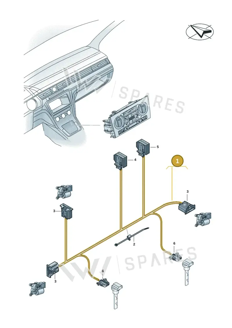 5WC971566 — SEAT Leon style (2019-) diagram 5h0972060, position 1