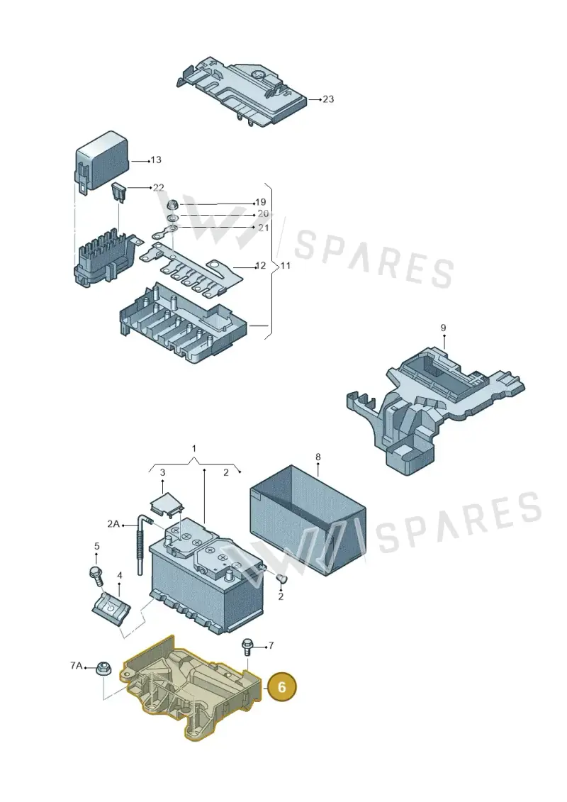 5Z0915331B — SEAT Ibiza Reference (2008-2011) diagram 672915000, position 6