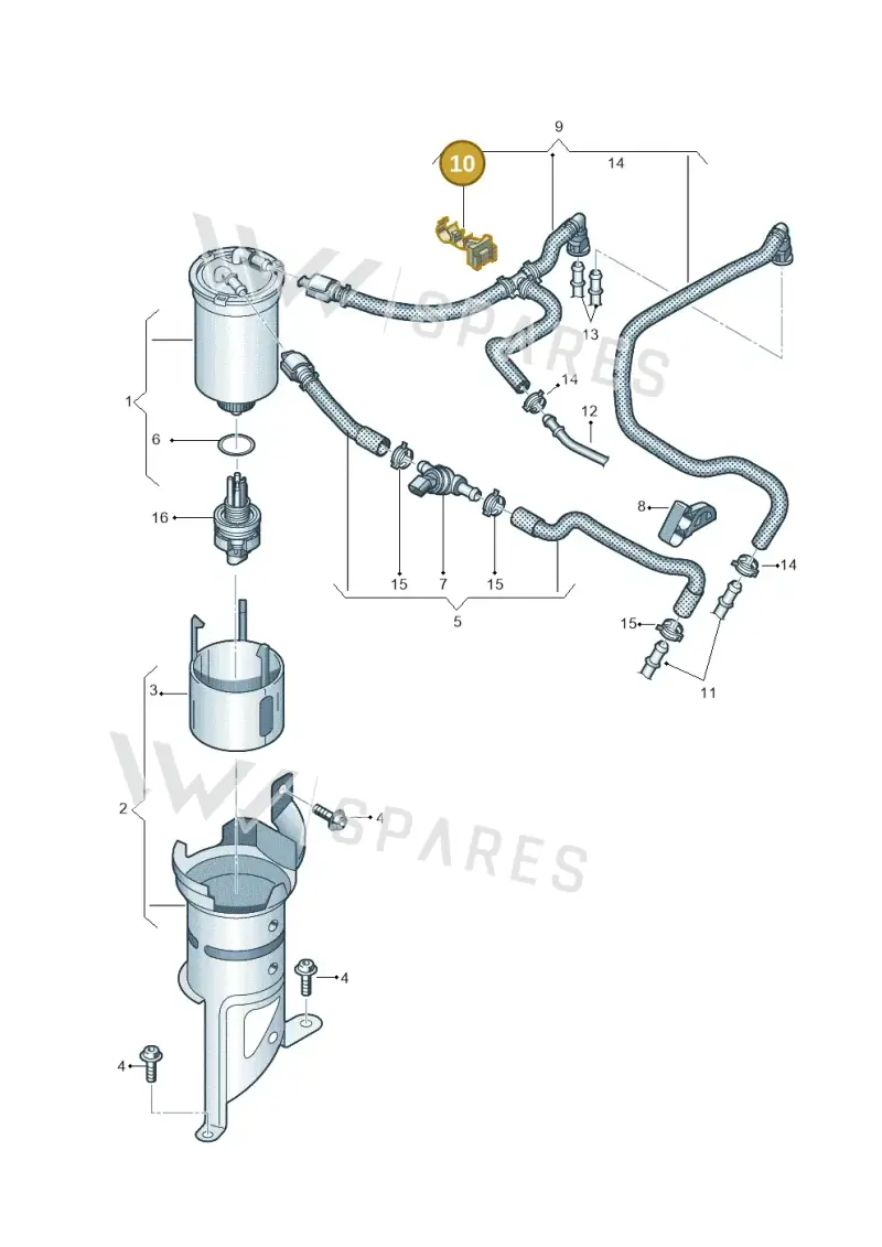 6C0133687C — SEAT Ibiza Stylance (2015-) diagram 773127100, position 10