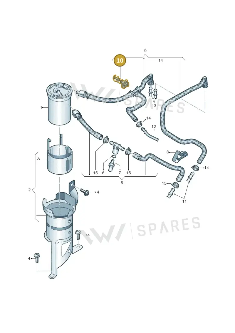 6C0133687C — SEAT Ibiza Stylance (2015-) diagram 773127000, position 10