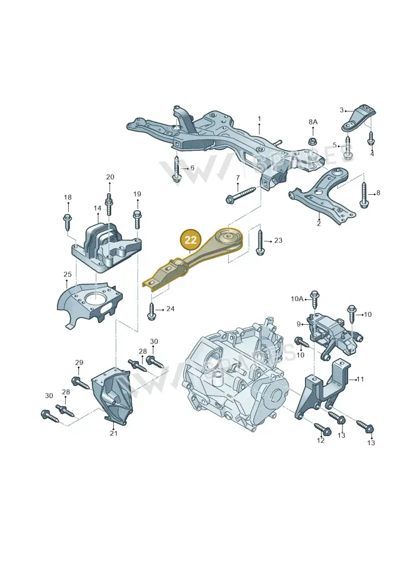 6C0199851J — SEAT Toledo Reference (2015-2019) diagram 792199600, position 22