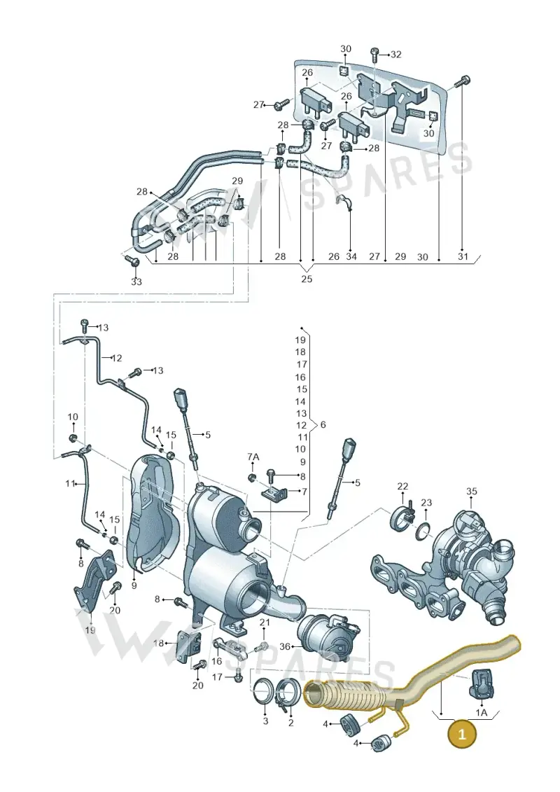 6C0253101E — SEAT Ibiza Stylance (2015-) diagram 773253540, position 1