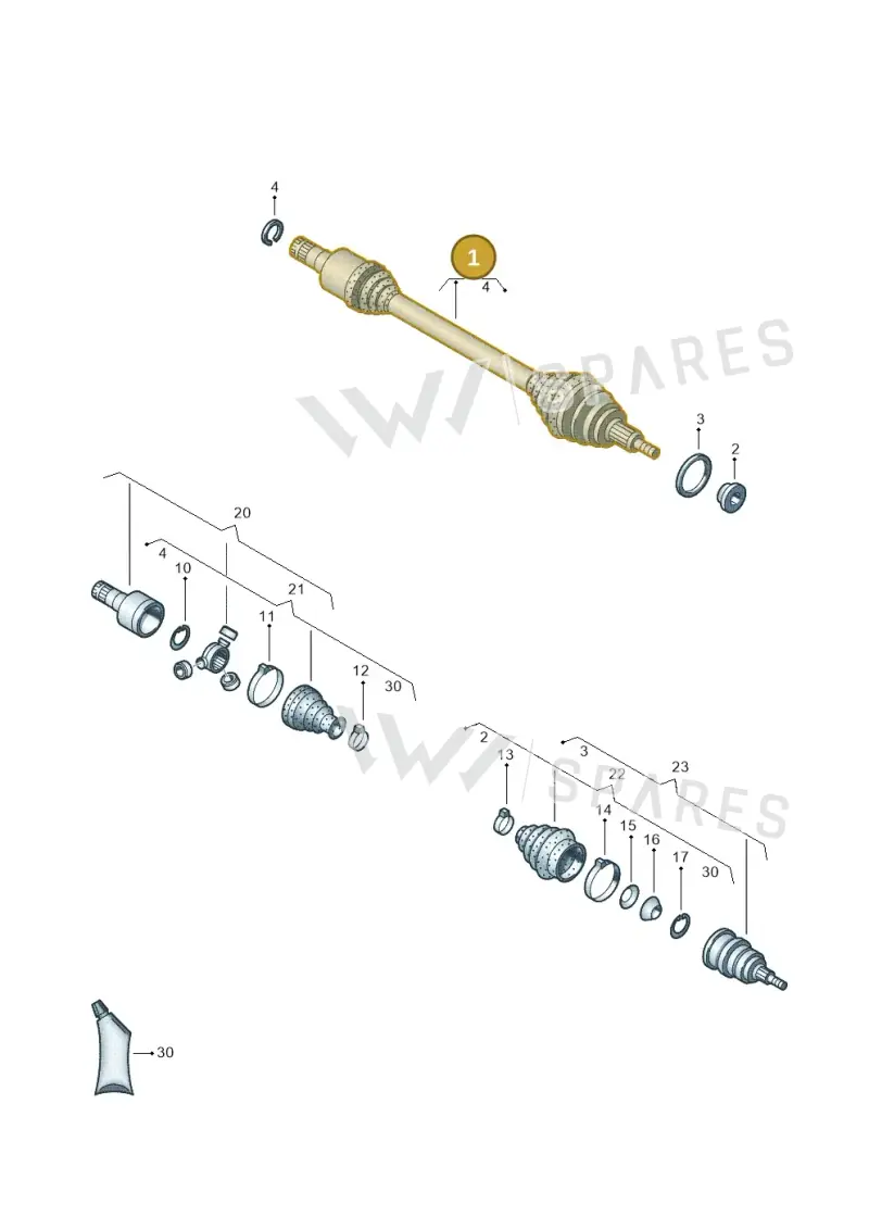 6C0407271T — SEAT Ibiza Stylance (2015-) diagram 657407620, position 1