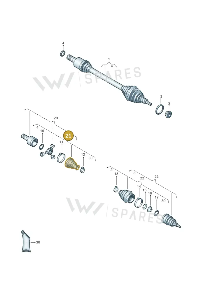 6C0498201 — SEAT Ibiza Stylance (2015-) diagram 657407620, position 21
