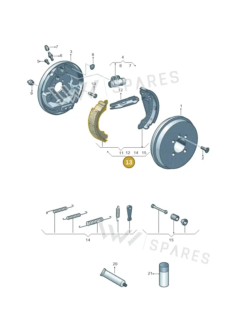 6C0698520A — SEAT Mii electric (2020-2021) diagram 773609000, position 13