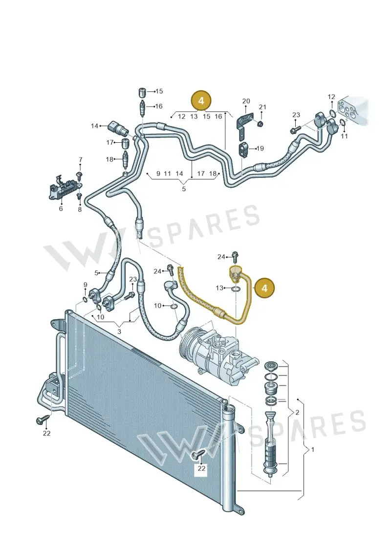 6C0816743N — SEAT Toledo Reference (2015-2019) diagram 708260400, position 4