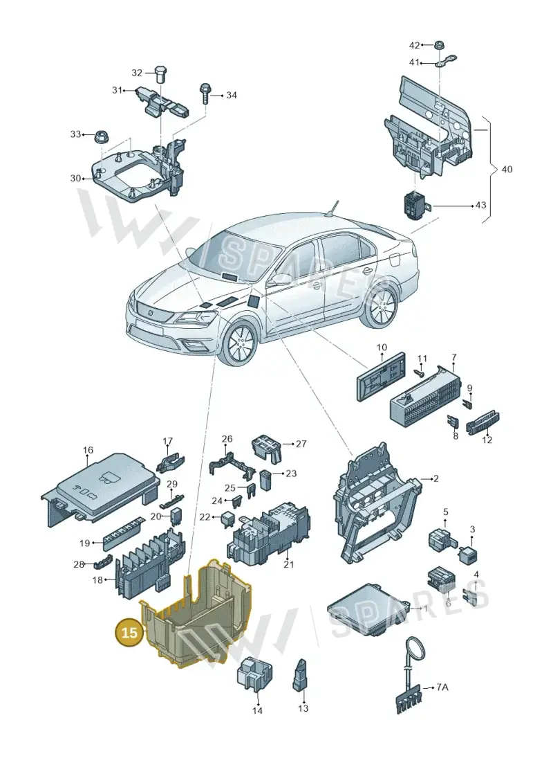 6C0907361E — SEAT Toledo Reference (2015-2019) diagram 742937000, position 15
