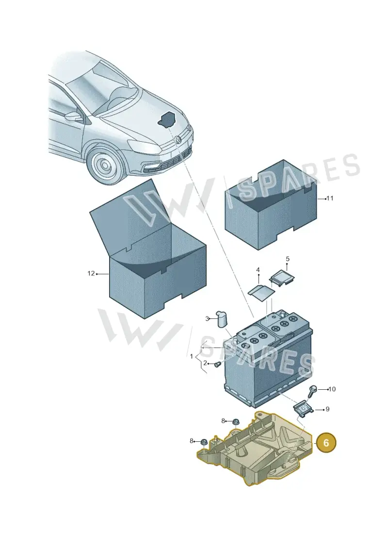 6C0915321D — SEAT Ibiza Stylance (2015-) diagram 773915000, position 6