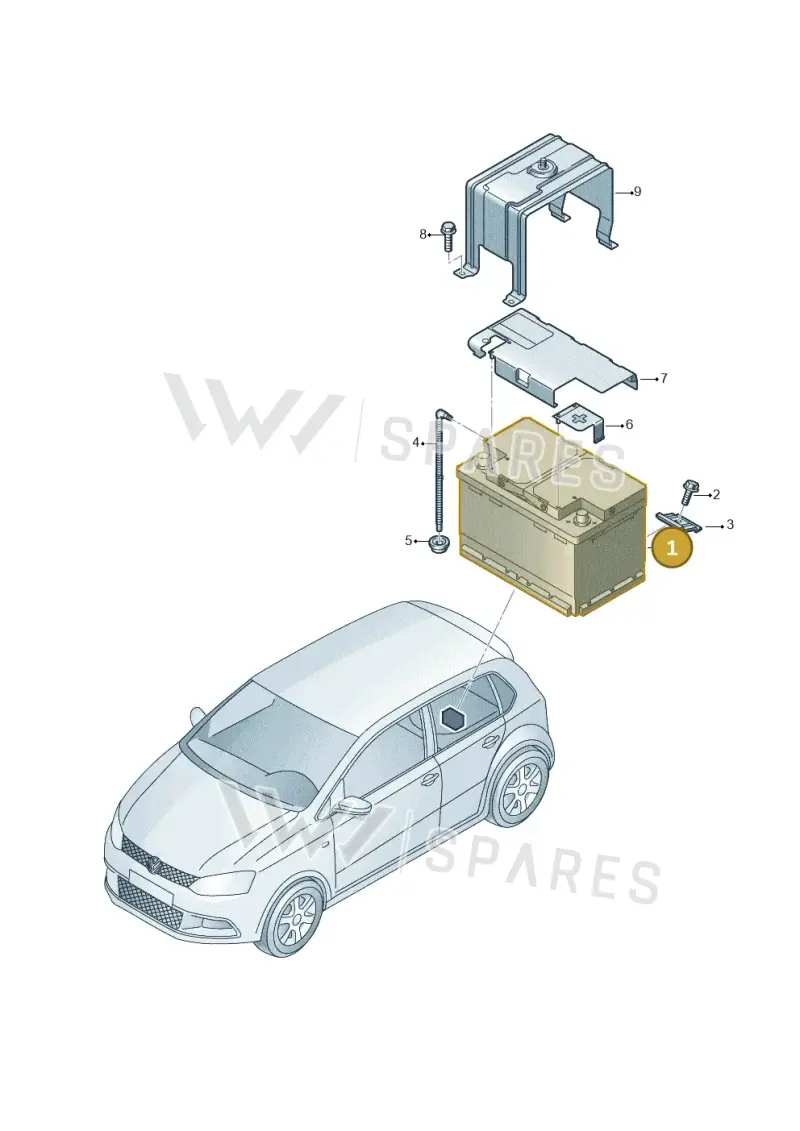 6C0915343A — SEAT Ibiza Stylance (2015-) diagram 773915100, position 1