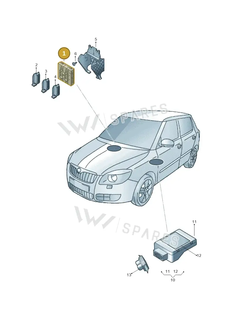 6C0937089E — SEAT Toledo Reference (2015-2019) diagram 797937200, position 1