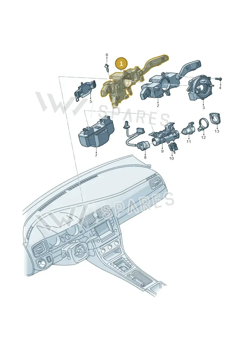 6C0953513BIGI — SEAT Ibiza Stylance (2015-) diagram 879953500, position 1