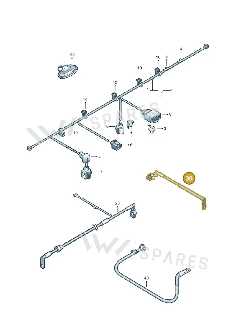 6C0971225 — SEAT Toledo Reference (2015-2019) diagram 419971650, position 30