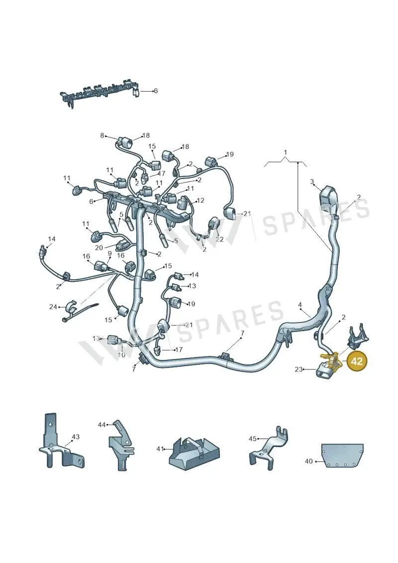 6C0971848A — SEAT Ibiza Stylance (2015-) diagram 773971100, position 42