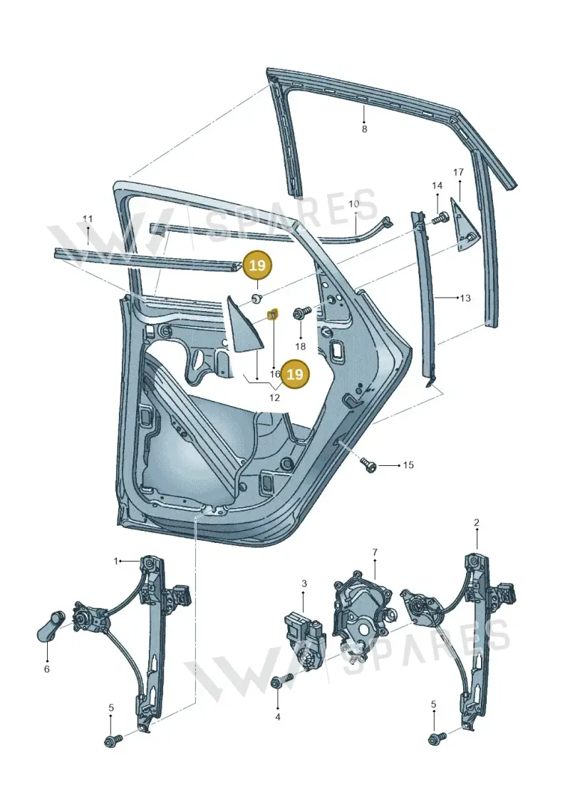 6E0837732 — SEAT Ibiza Stylance (2015-) diagram 639839600, position 19