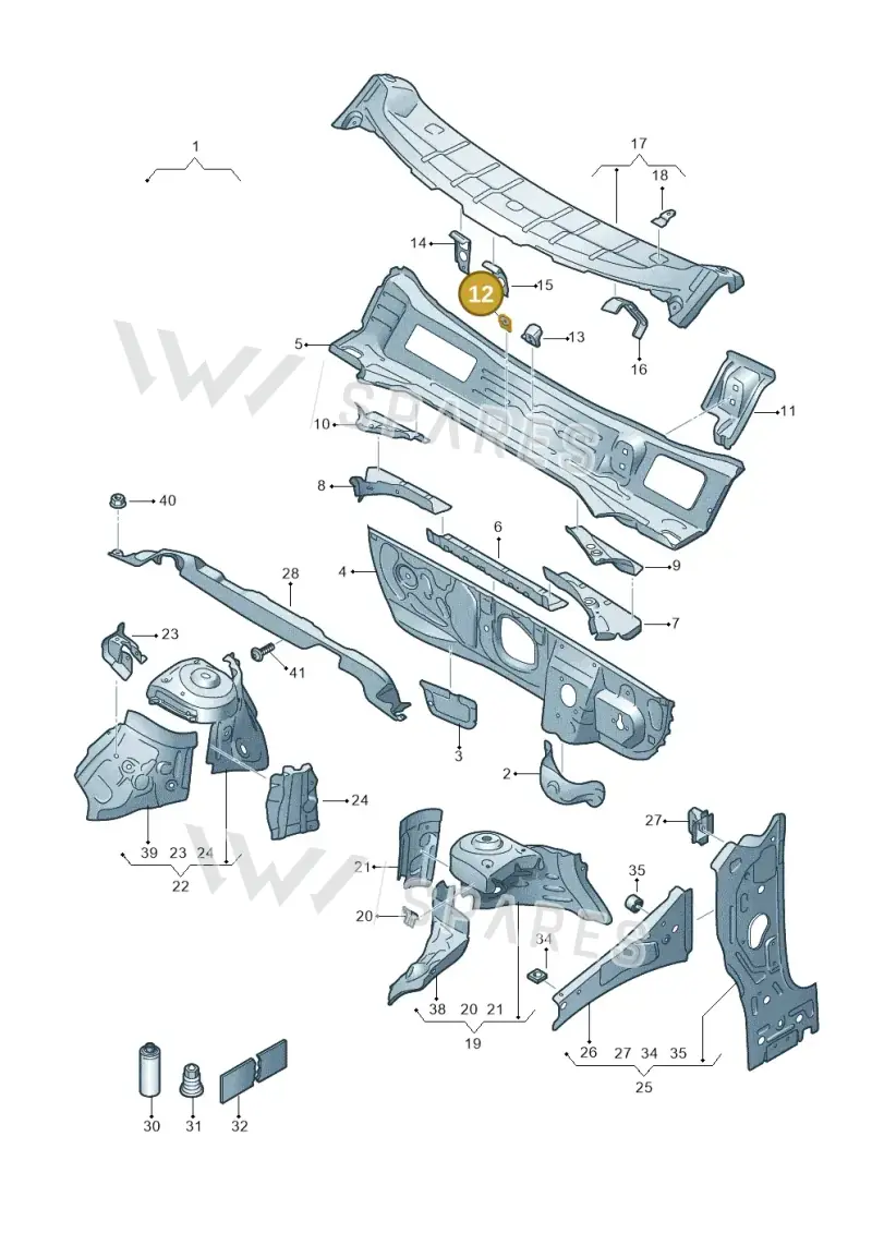 6F0805323 — SEAT Arona FR (2017-) diagram 835805500, position 12