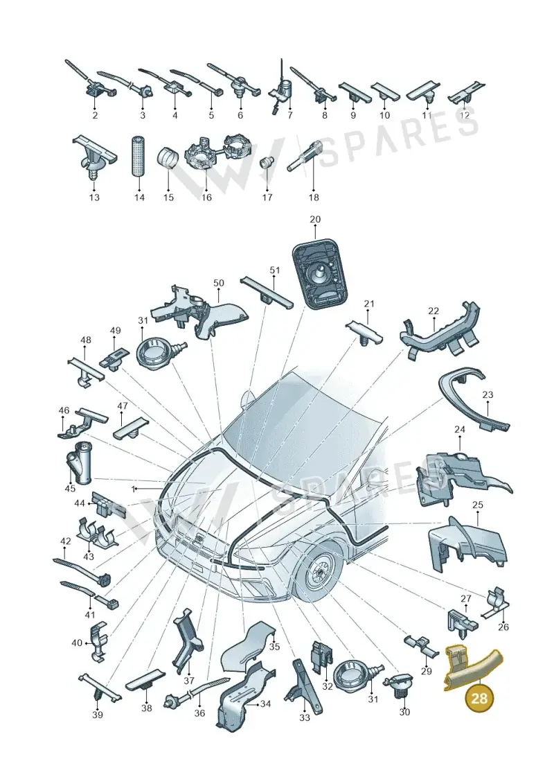 6F0971615C — SEAT Arona (2017-) diagram 835971079, position 28