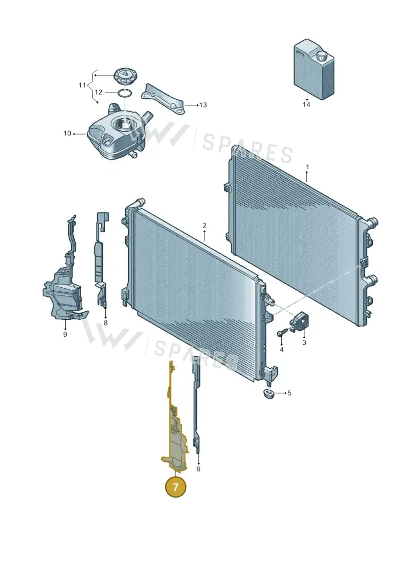 6F9121283E — SEAT Arona (2017-) diagram 837122030, position 7