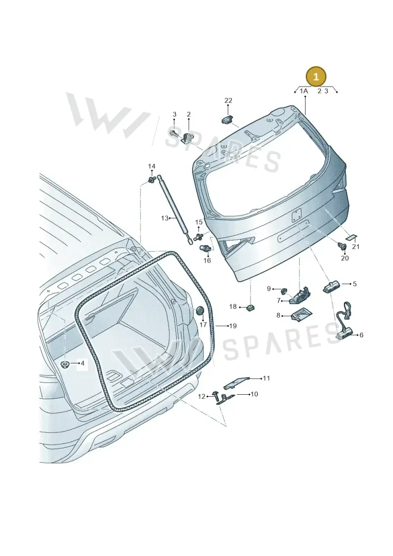 6F9827023C — SEAT Arona (2017-) diagram 471827000, position 1
