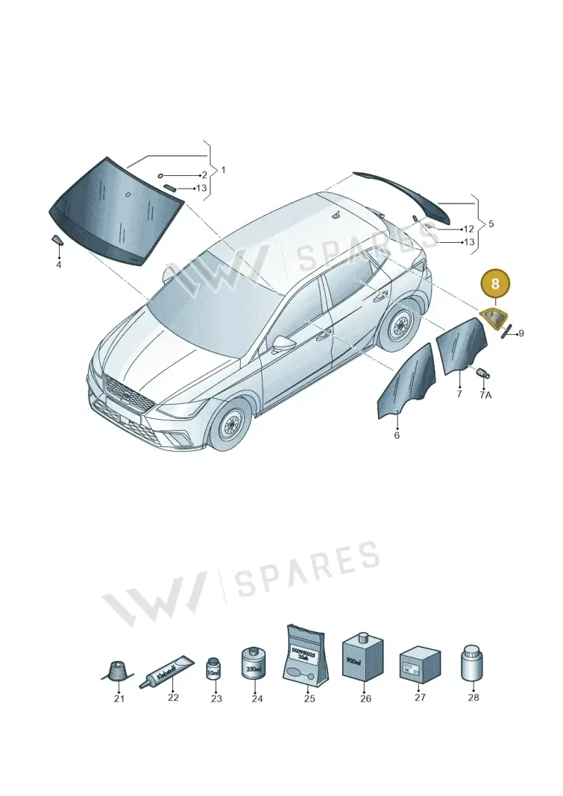 6F9845297JNVB — SEAT Arona (2017-) diagram 835845000, position 8
