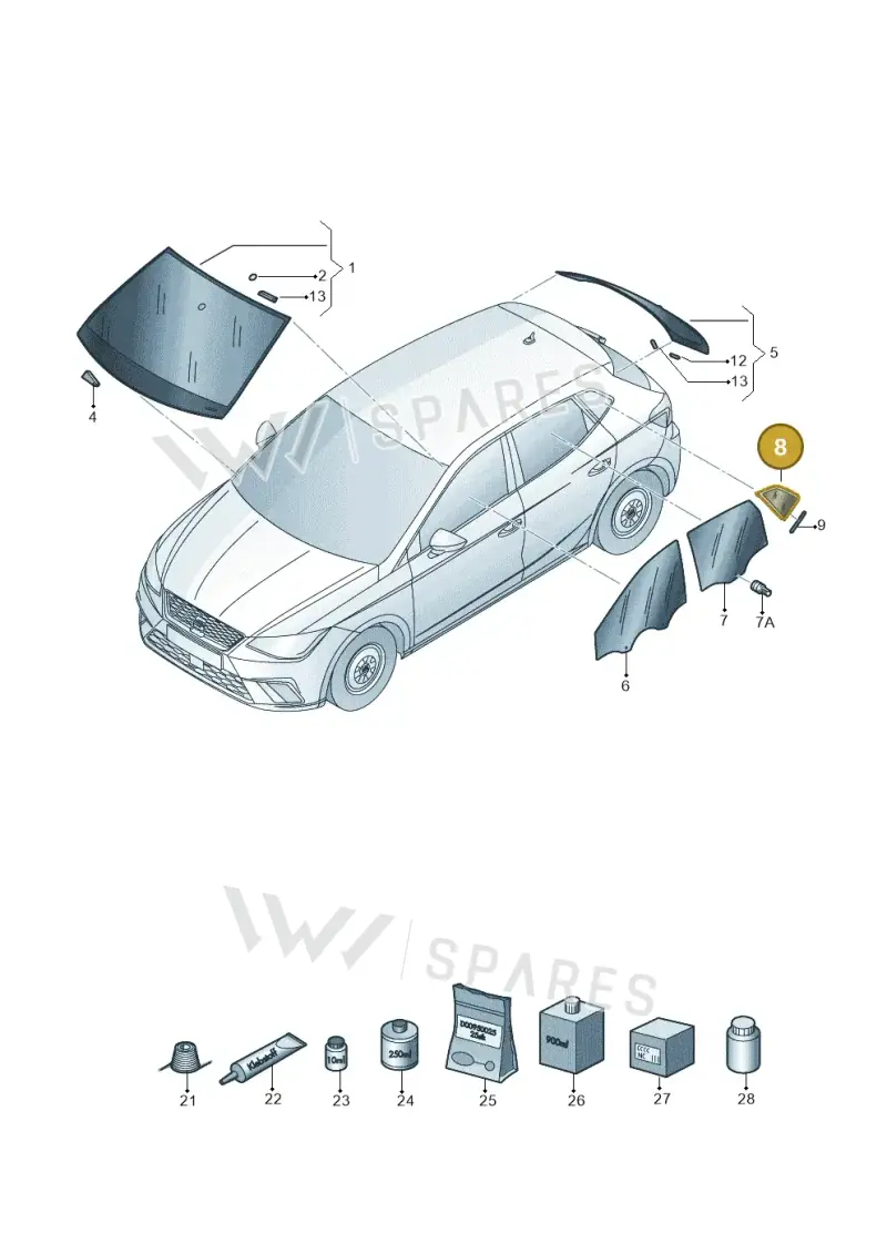 6F9845298JNVB — SEAT Arona (2017-) diagram 835845000, position 8