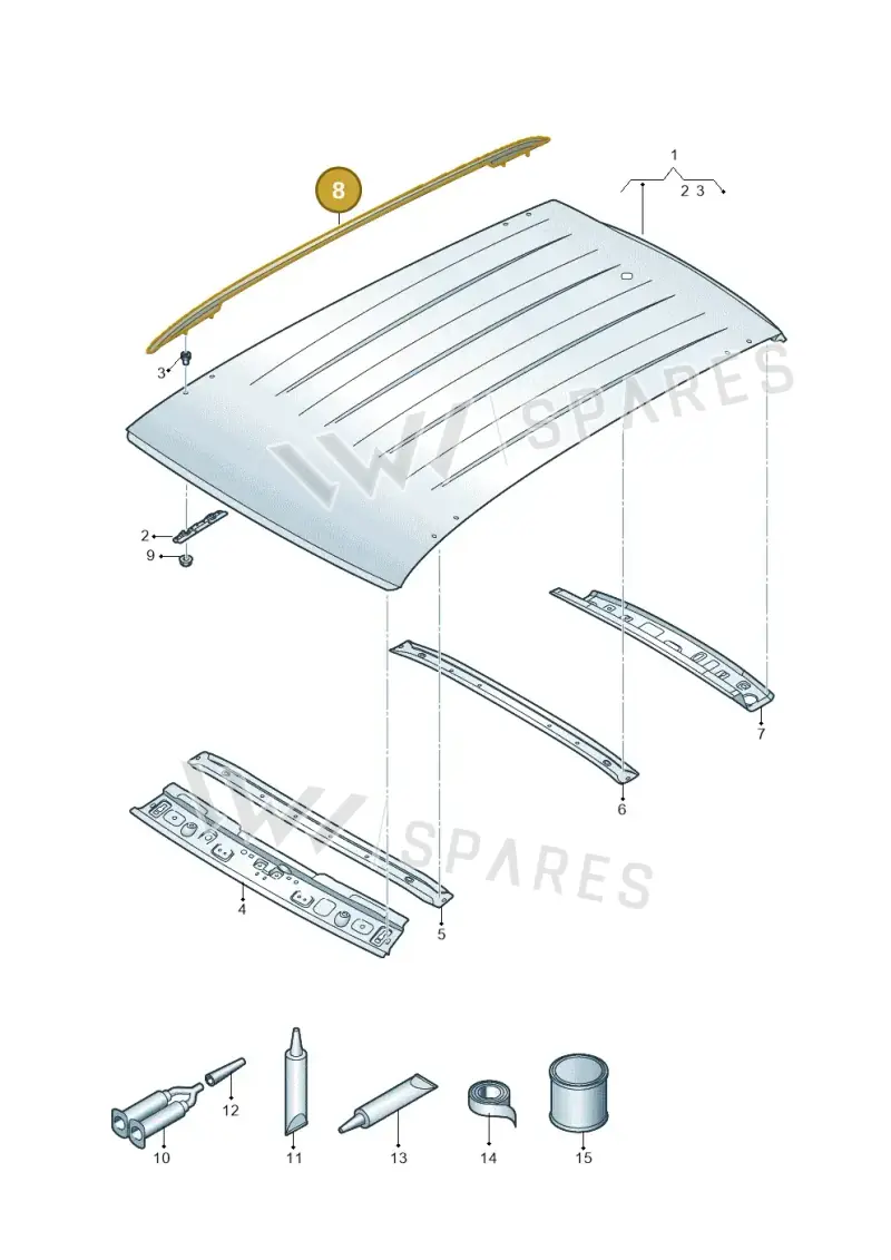 6F9860026FQEL — SEAT Arona FR (2017-) diagram 471817000, position 8