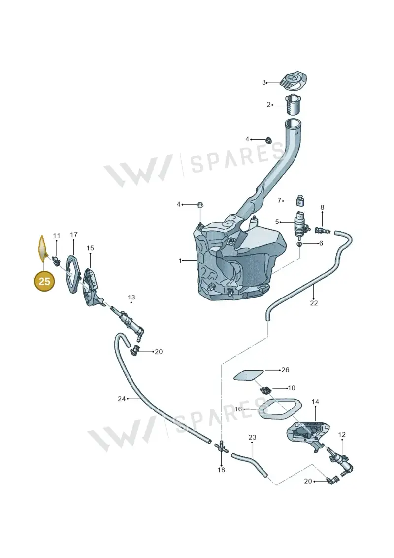 6J0807754BGRU — SEAT Ibiza Reference (2012-2012) diagram 639955300, position 25