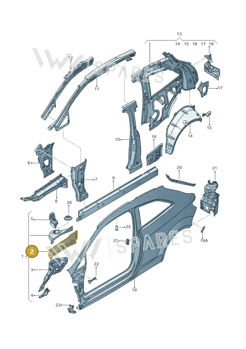 6J0810158 — SEAT Ibiza (2015-) diagram 639809000, position 2