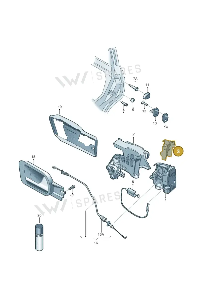 6J0837349 — SEAT Ibiza (2015-) diagram 634837000, position 3