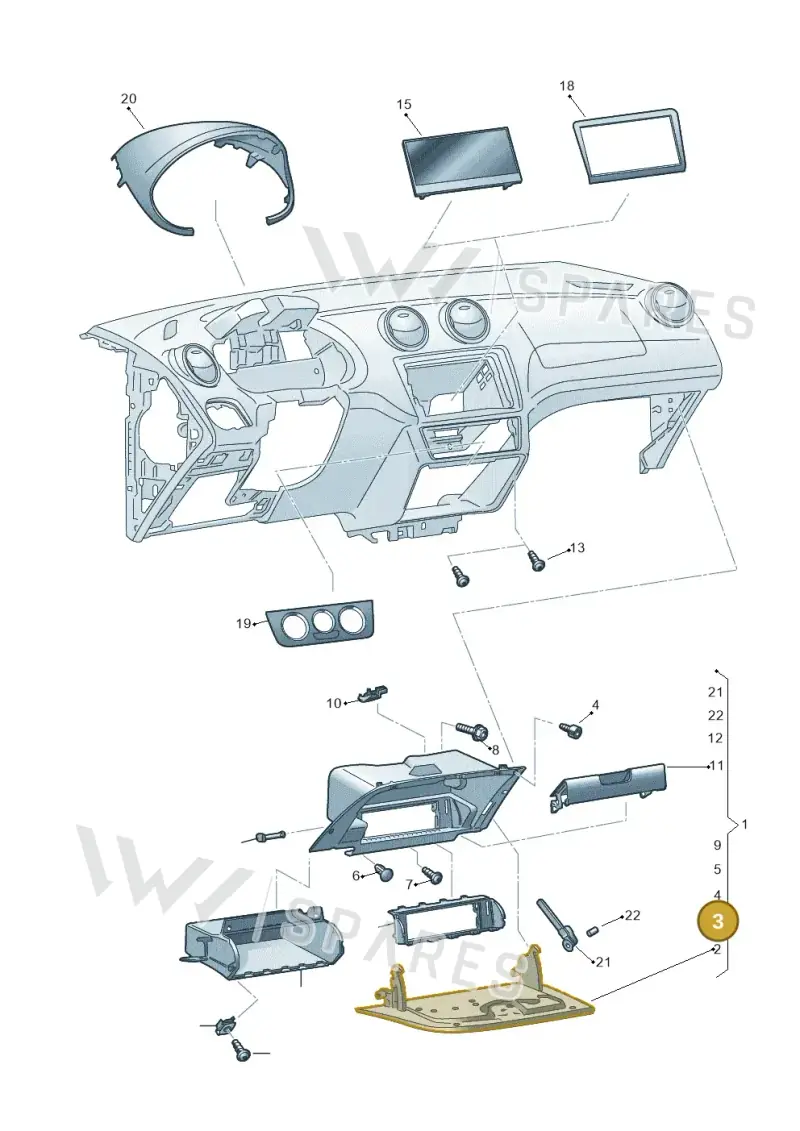 6J0857163 — SEAT Ibiza (2015-) diagram 879857200, position 3