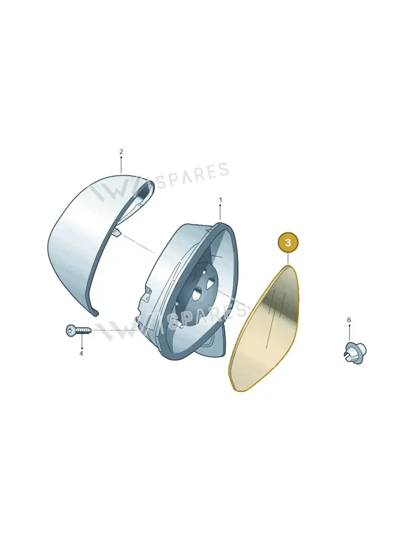 6J0857521H — SEAT Ibiza Stylance (2015-) diagram 879857400, position 3