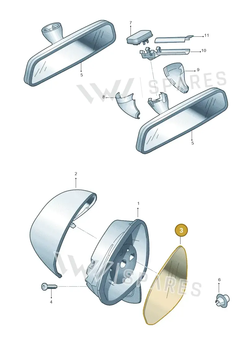 6J0857522H — SEAT Ibiza (2012-) diagram 639857400, position 3