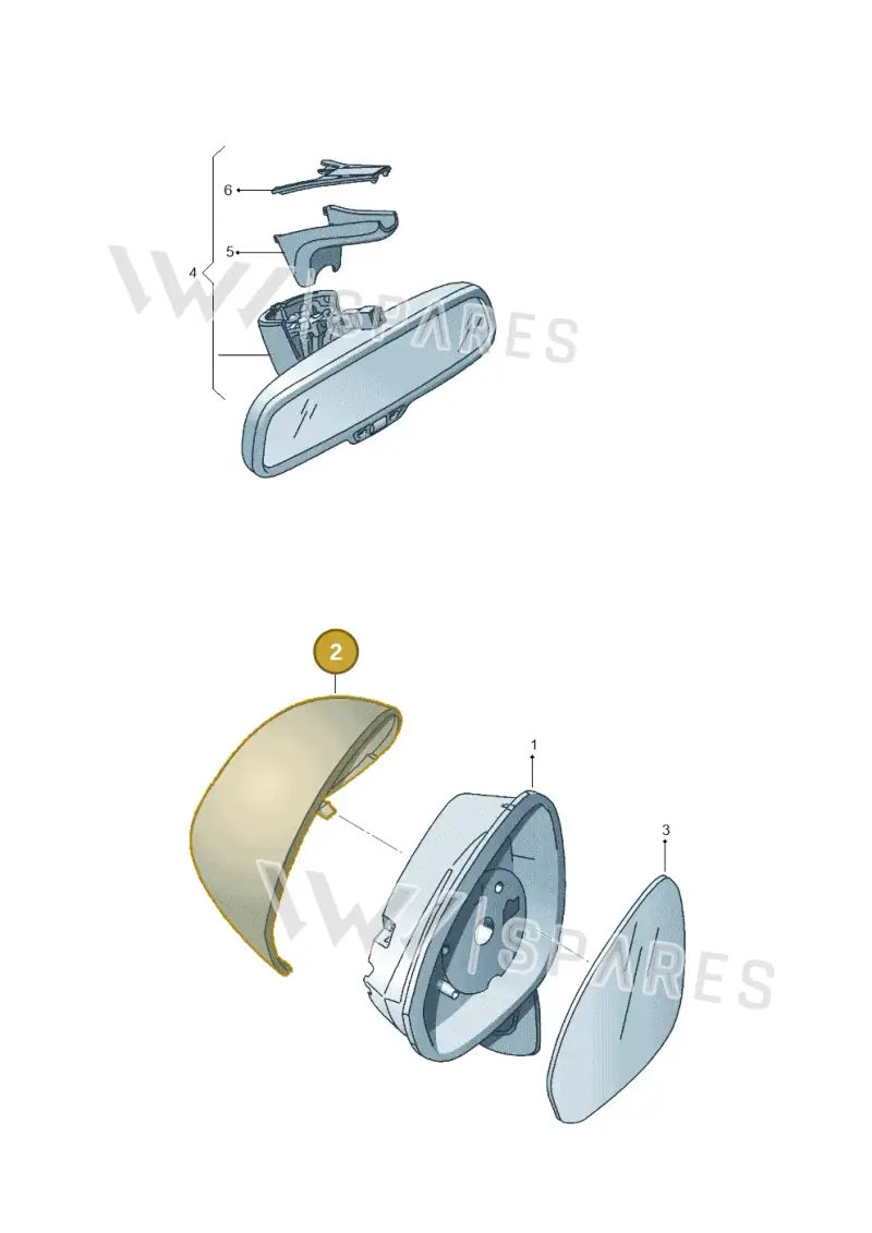 6J0857538DGRU — SEAT Exeo ST Reference (2008-2011) diagram 664857400, position 2