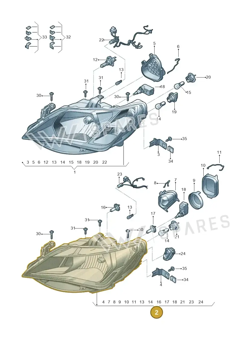 6J2941005K — SEAT Ibiza (2015-) diagram 879941000, position 2
