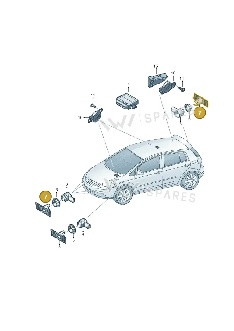 6J3919486D — SEAT Ibiza (2015-) diagram 649919010, position 7