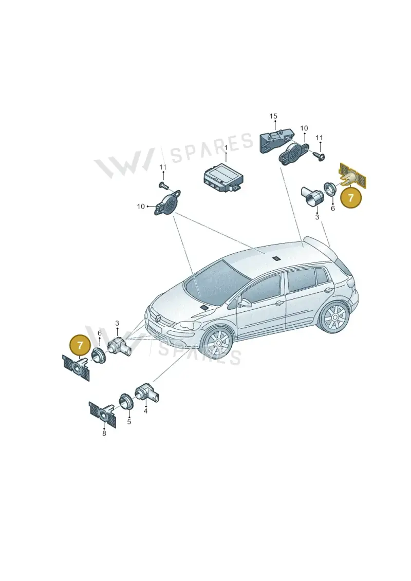 6J8919486B — SEAT Ibiza (2015-) diagram 649919010, position 7