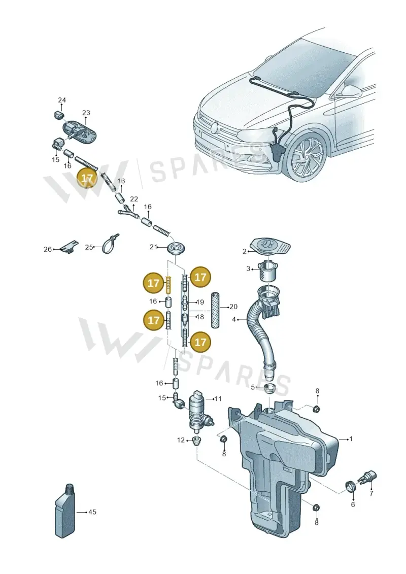 6J8955751B — SEAT Arona FR (2017-) diagram 837955100, position 17