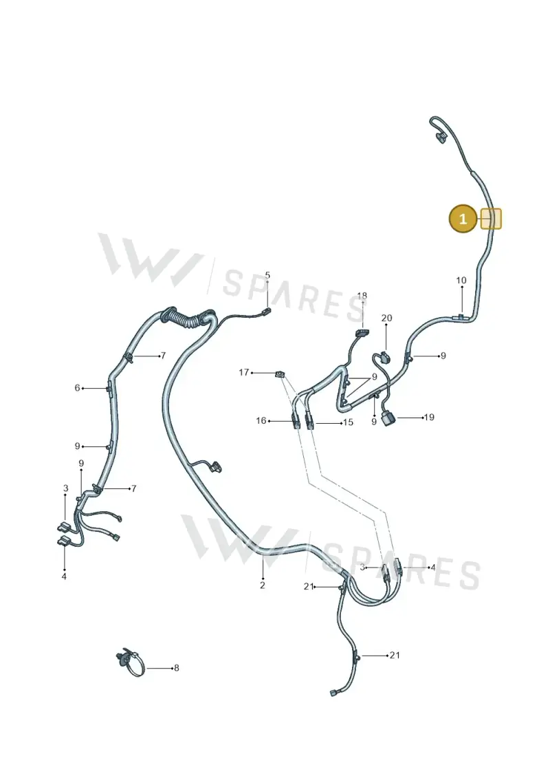 6J8971013A — SEAT Ibiza (2015-) diagram 639972500, position 1