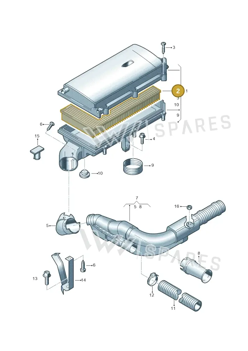 6K0129620C — SEAT CORDOBA/VARIO (1999-2002) diagram 194129100, position 2