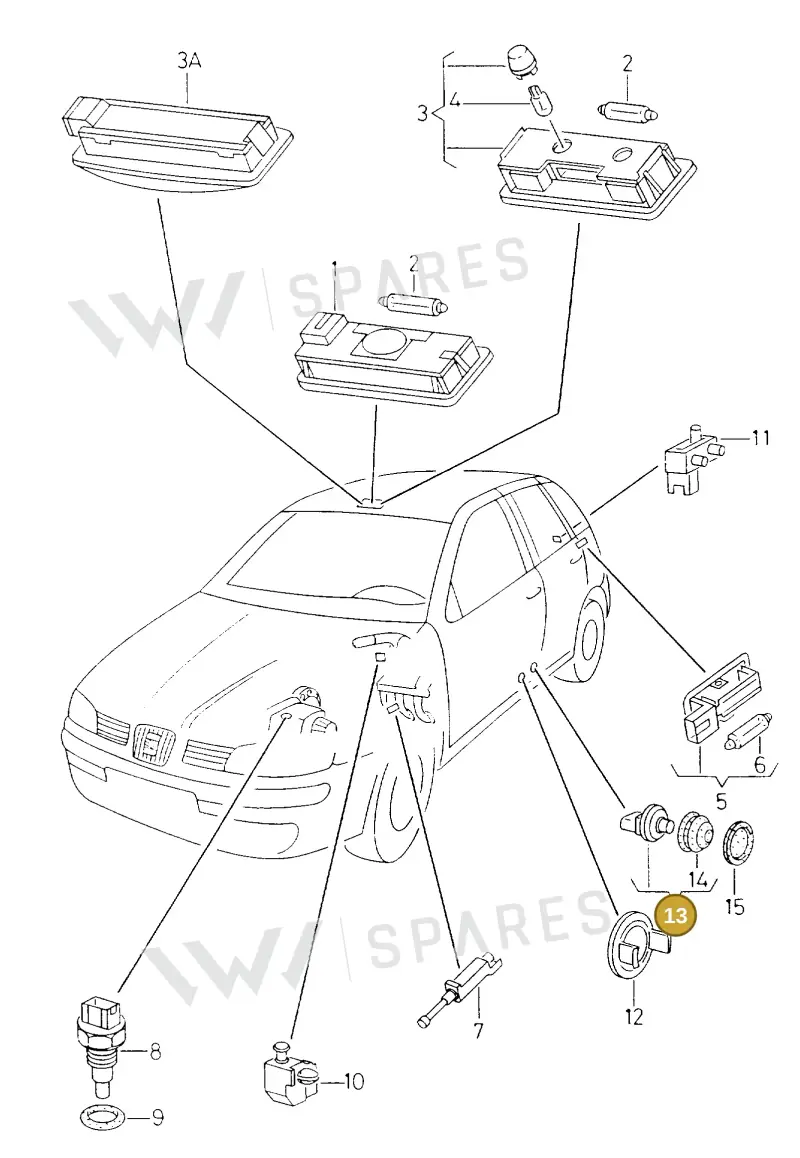 6K0947563B — SEAT CORDOBA/VARIO (1999-2002) diagram 238947000, position 13
