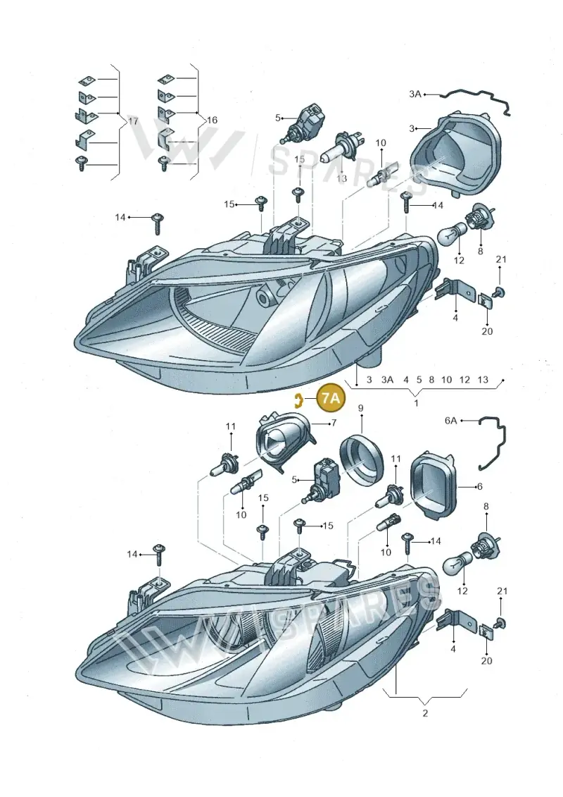 6L0941160B — SEAT Ibiza Reference (2011-2012) diagram 639941000, position 7A