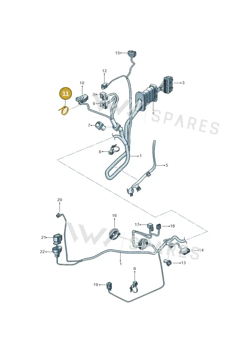 6L0971930B — SEAT Altea XL Reference (2013-2013) diagram 418972320, position 11