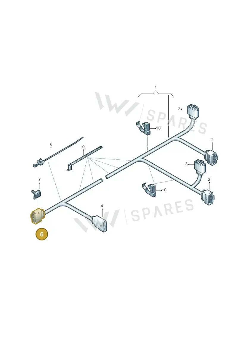 6N0973855 — SEAT Exeo ST Reference (2008-2011) diagram 291972600, position 6