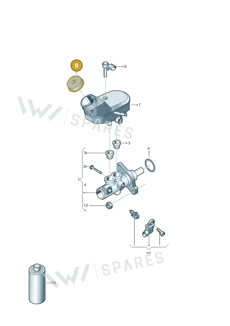 6N1611349B — SEAT Ibiza Stylance (2015-) diagram 679611100, position 8