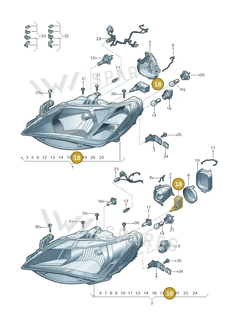 6P0941295 — SEAT Ibiza (2015-) diagram 879941000, position 18