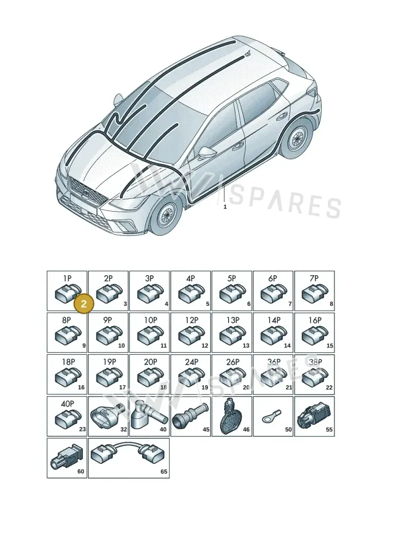 6Q0035576C — SEAT Arona FR (2017-) diagram 835971082, position 2