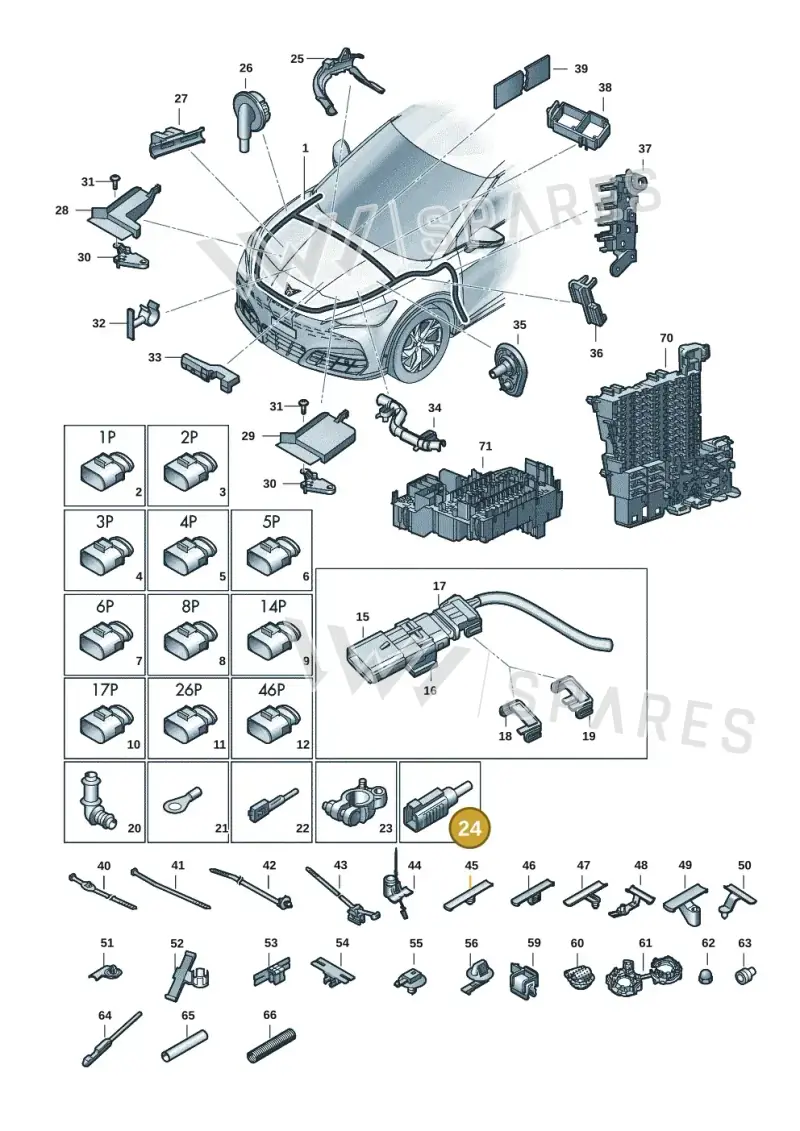 6Q0035576C — SEAT Tavascan Cupra (2023-) diagram 20h971080, position 24